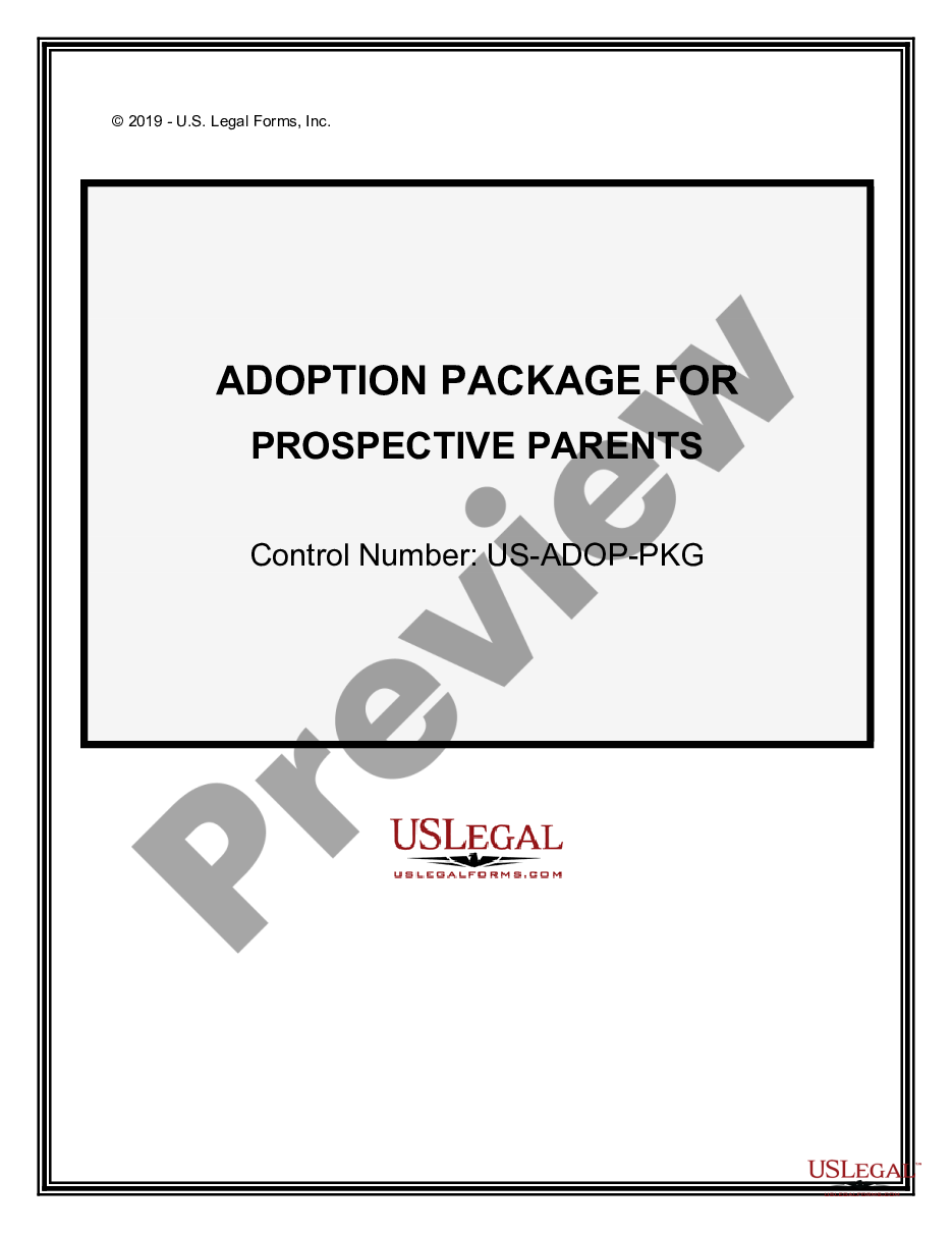 page 0 Adoption Package for Prospective Parents preview