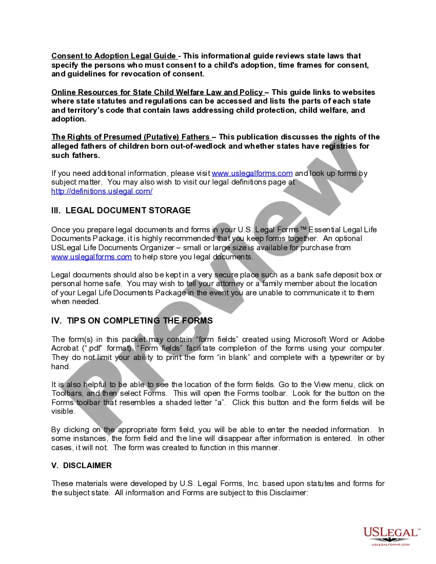Get Adoption Package for Prospective Parents Preview Adoption Package for Prospective Parents