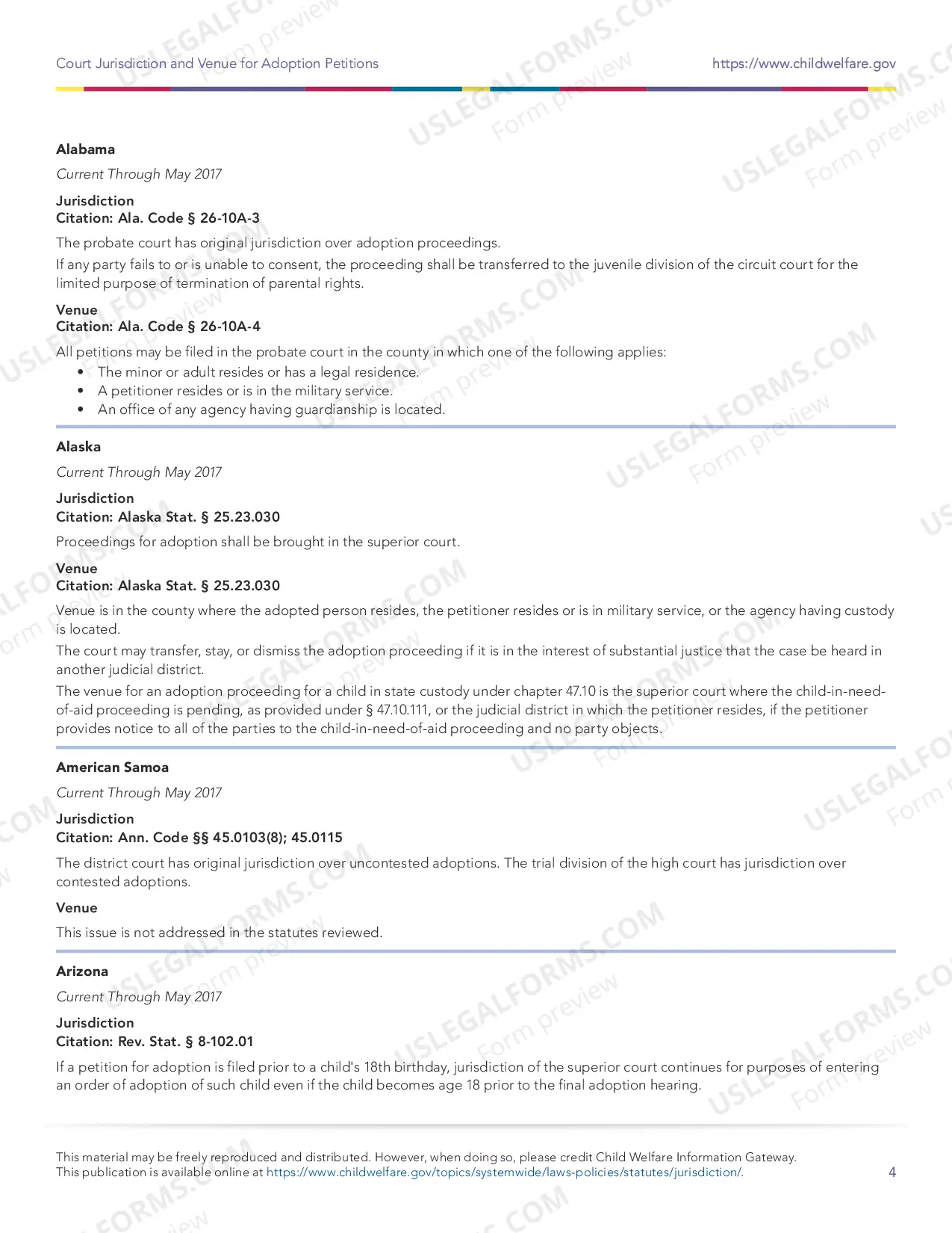 Preview Court Jurisdiction and Venue for Adoption Petitions