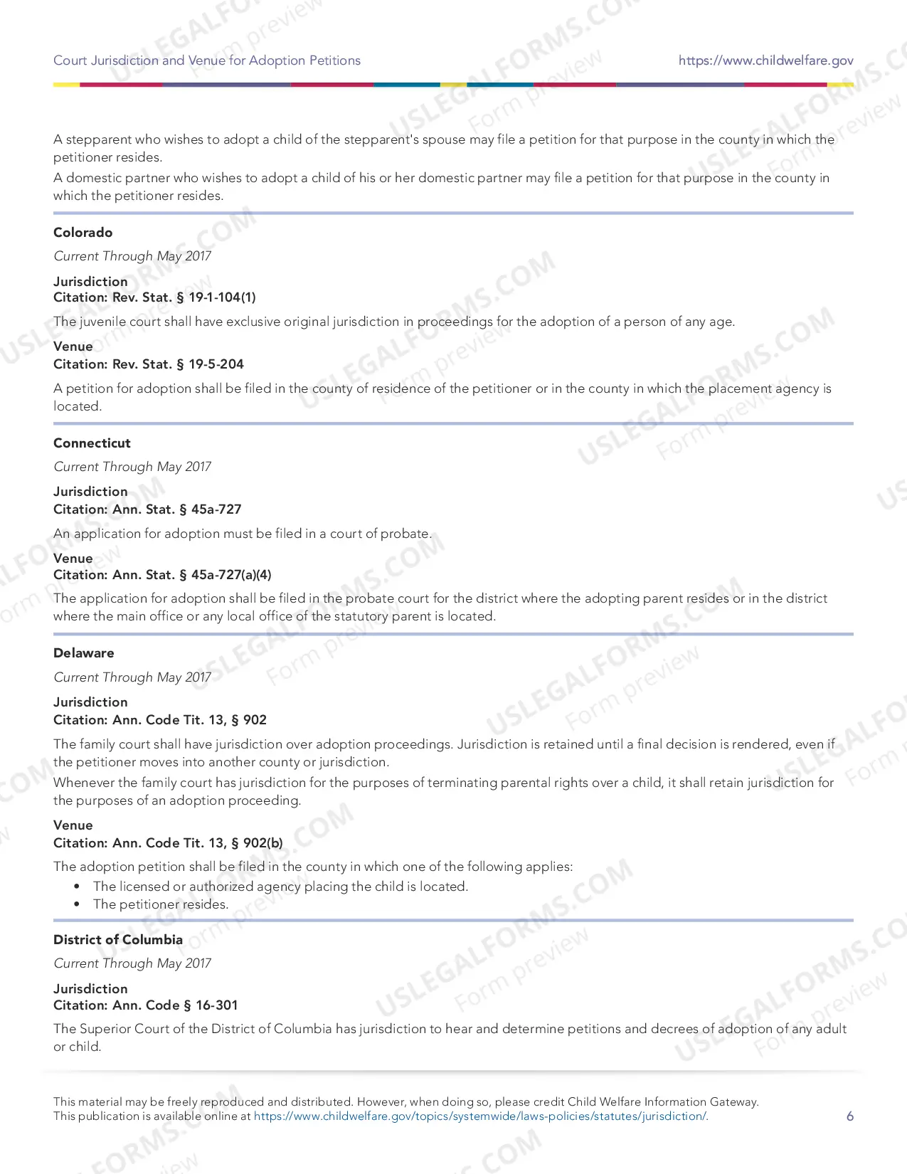 Preview Court Jurisdiction and Venue for Adoption Petitions