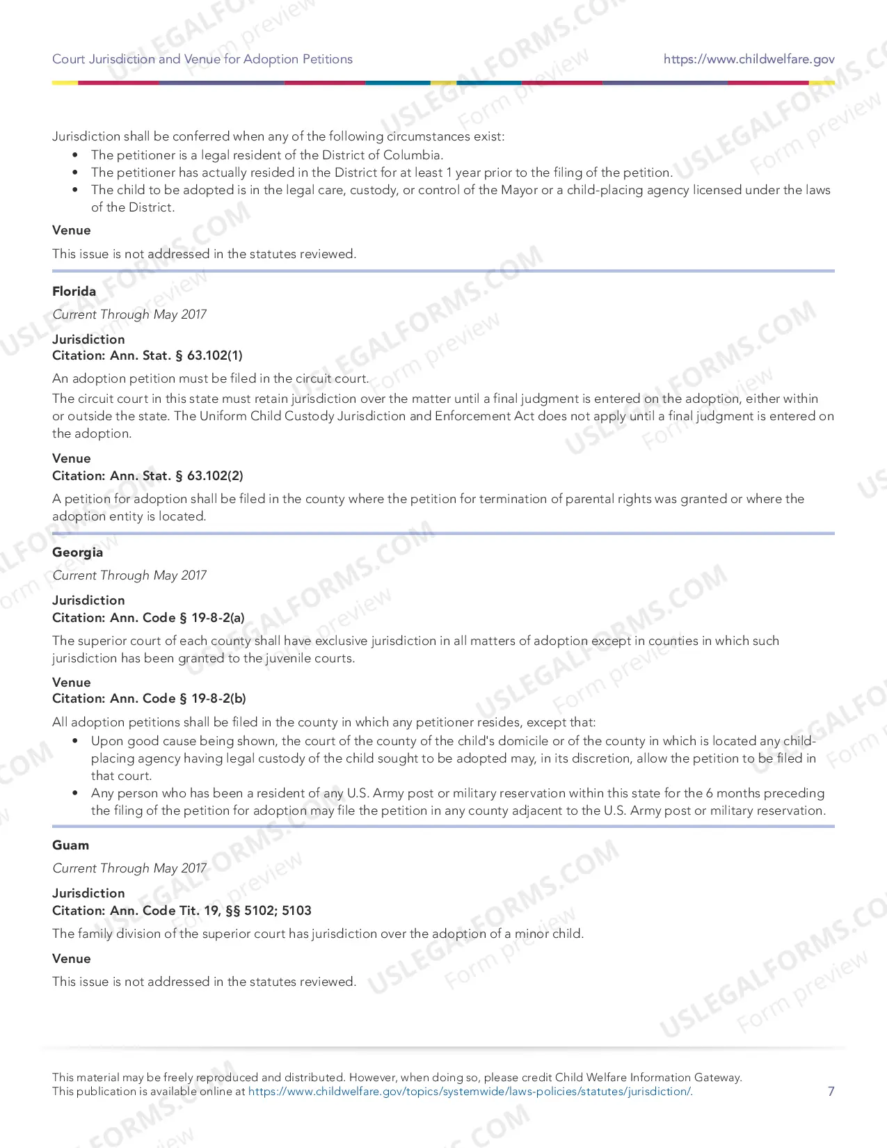 Preview Court Jurisdiction and Venue for Adoption Petitions