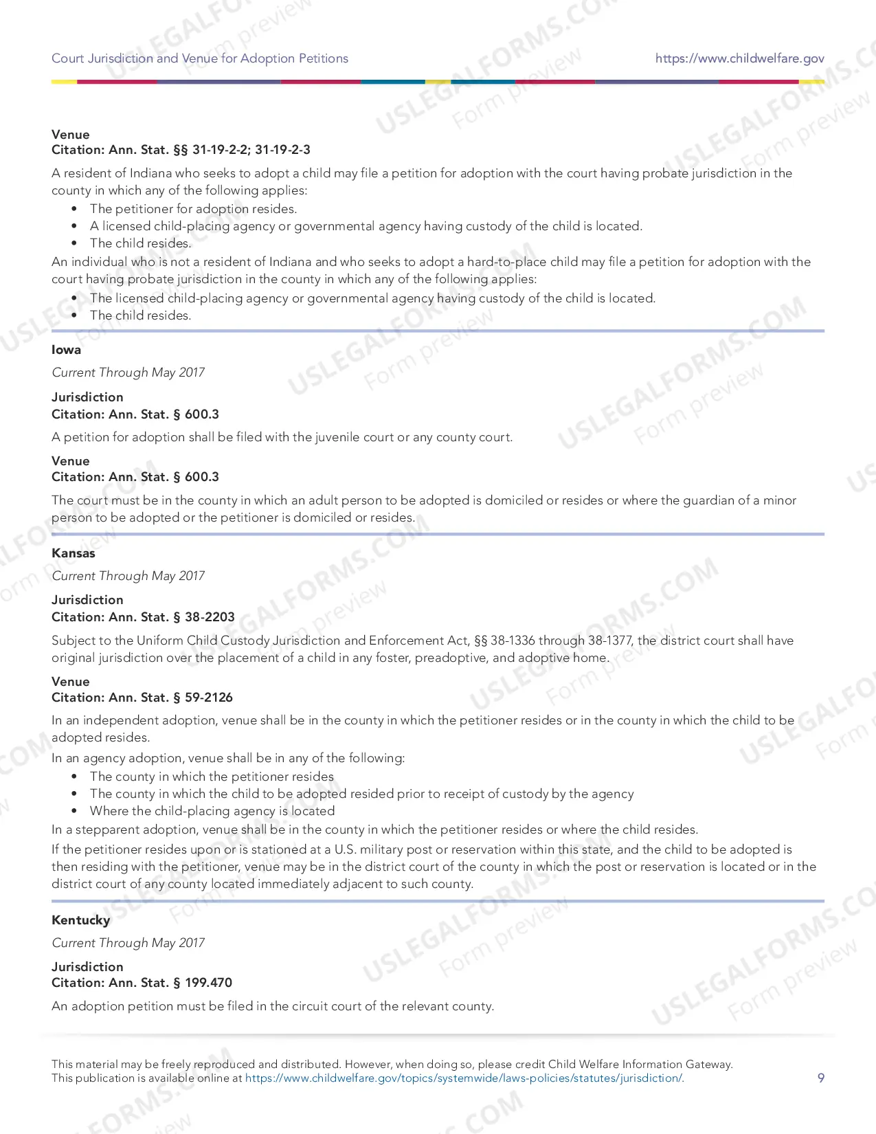 Preview Court Jurisdiction and Venue for Adoption Petitions