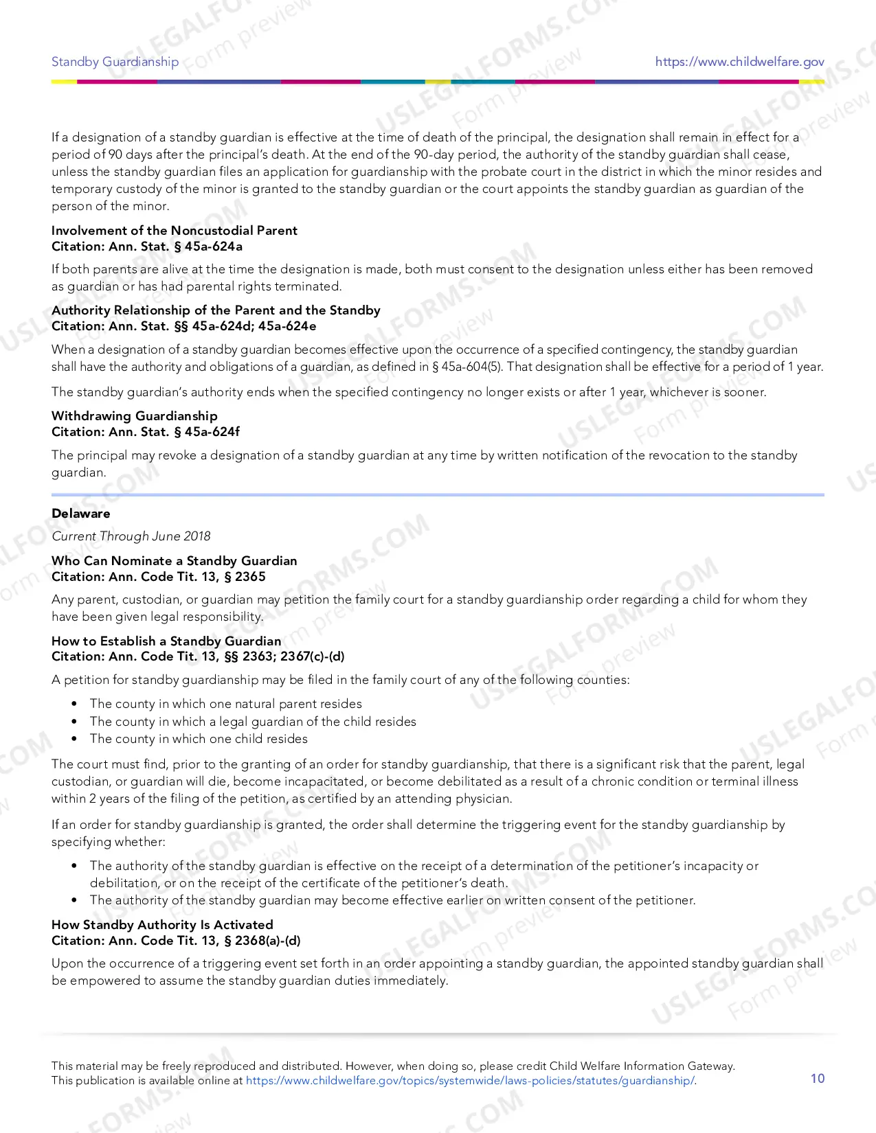 Preview Standby Guardianship Guide