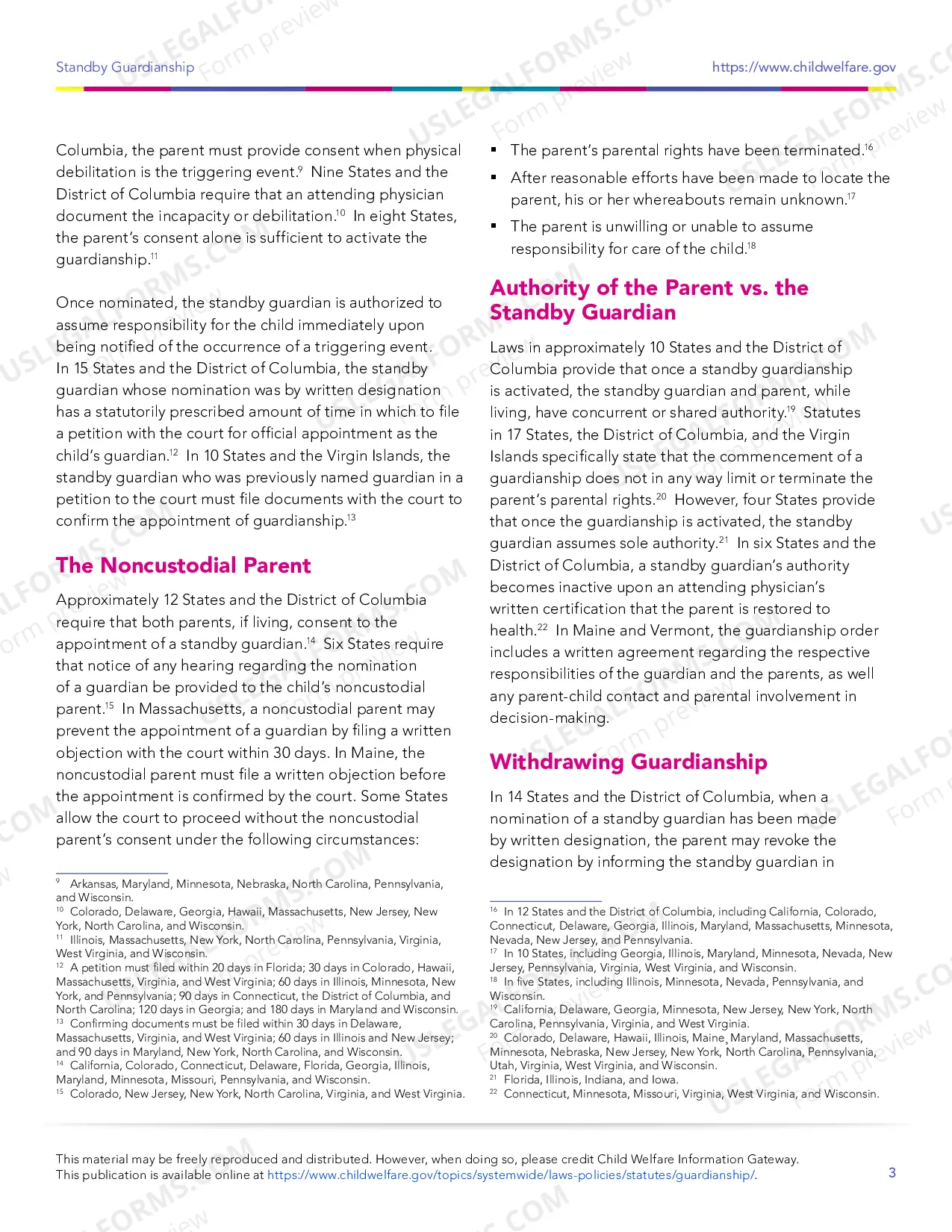 Preview Standby Guardianship Guide
