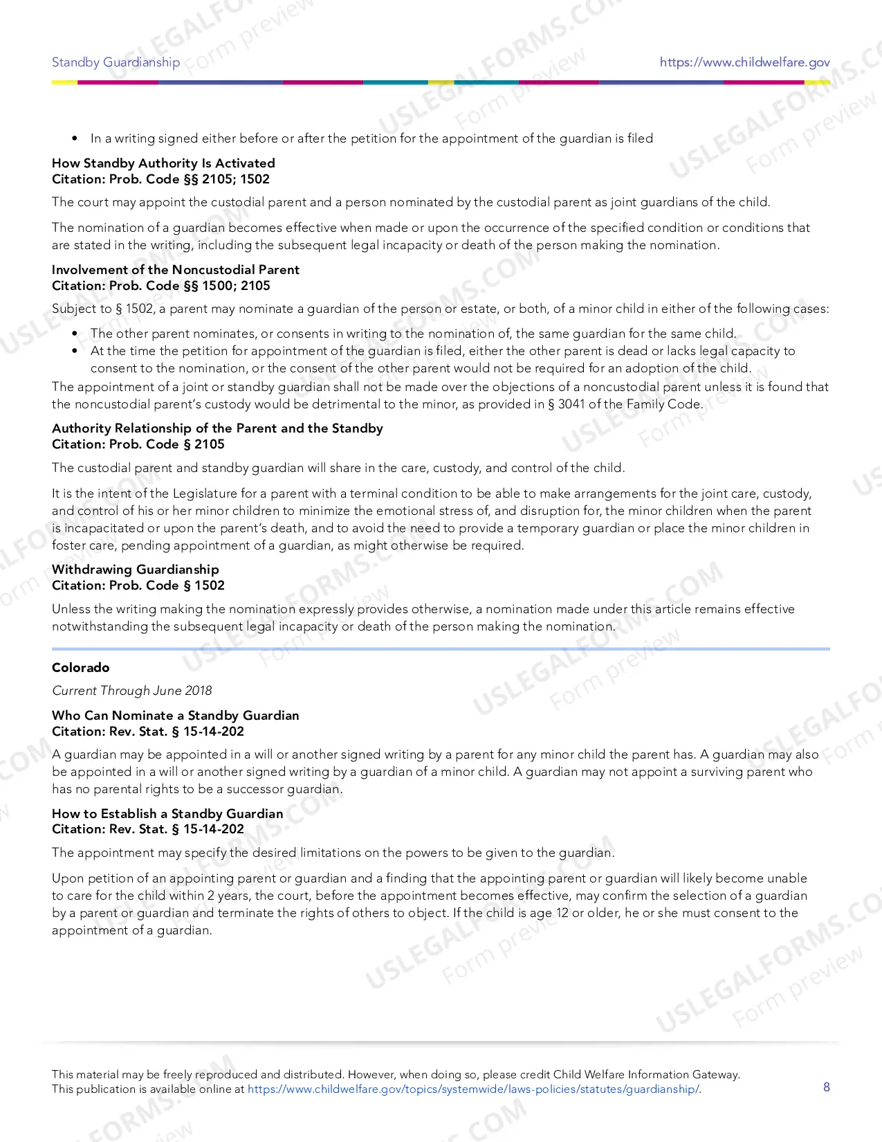 Preview Standby Guardianship Guide