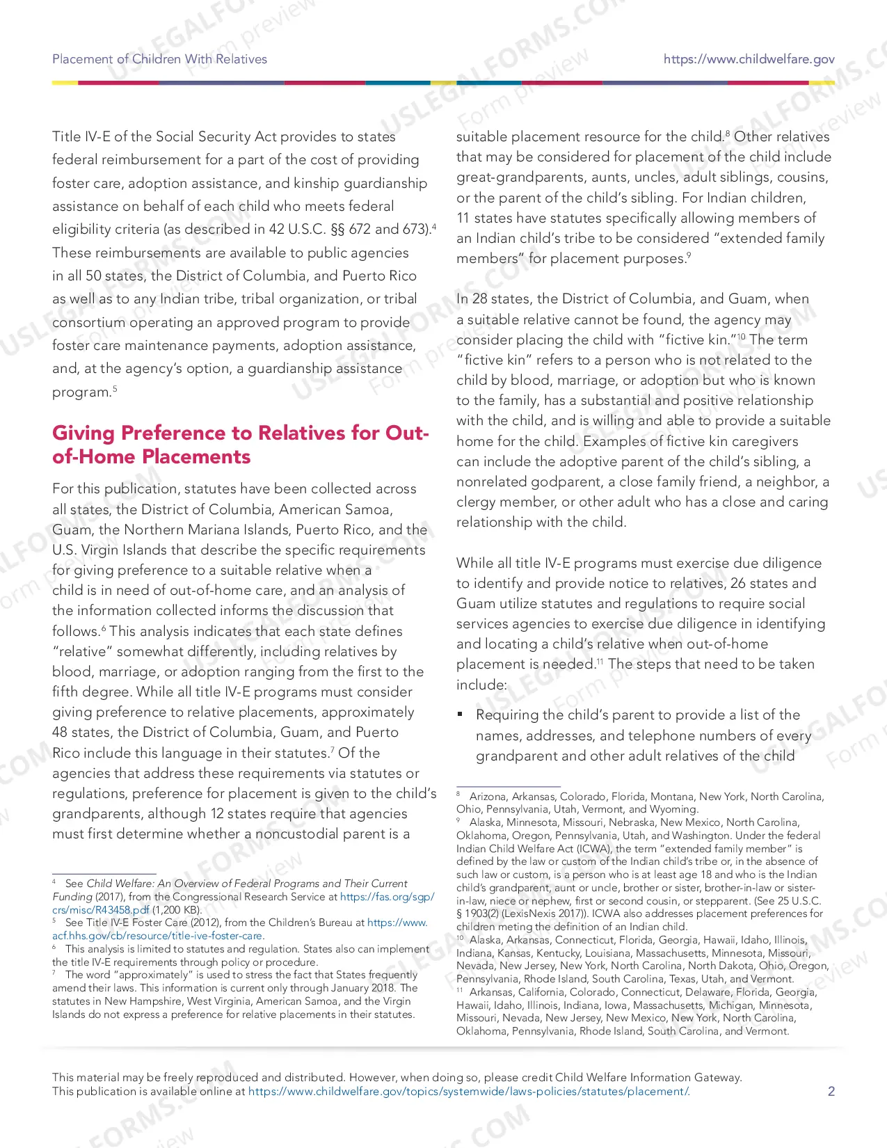 Preview Placement of Children With Relatives