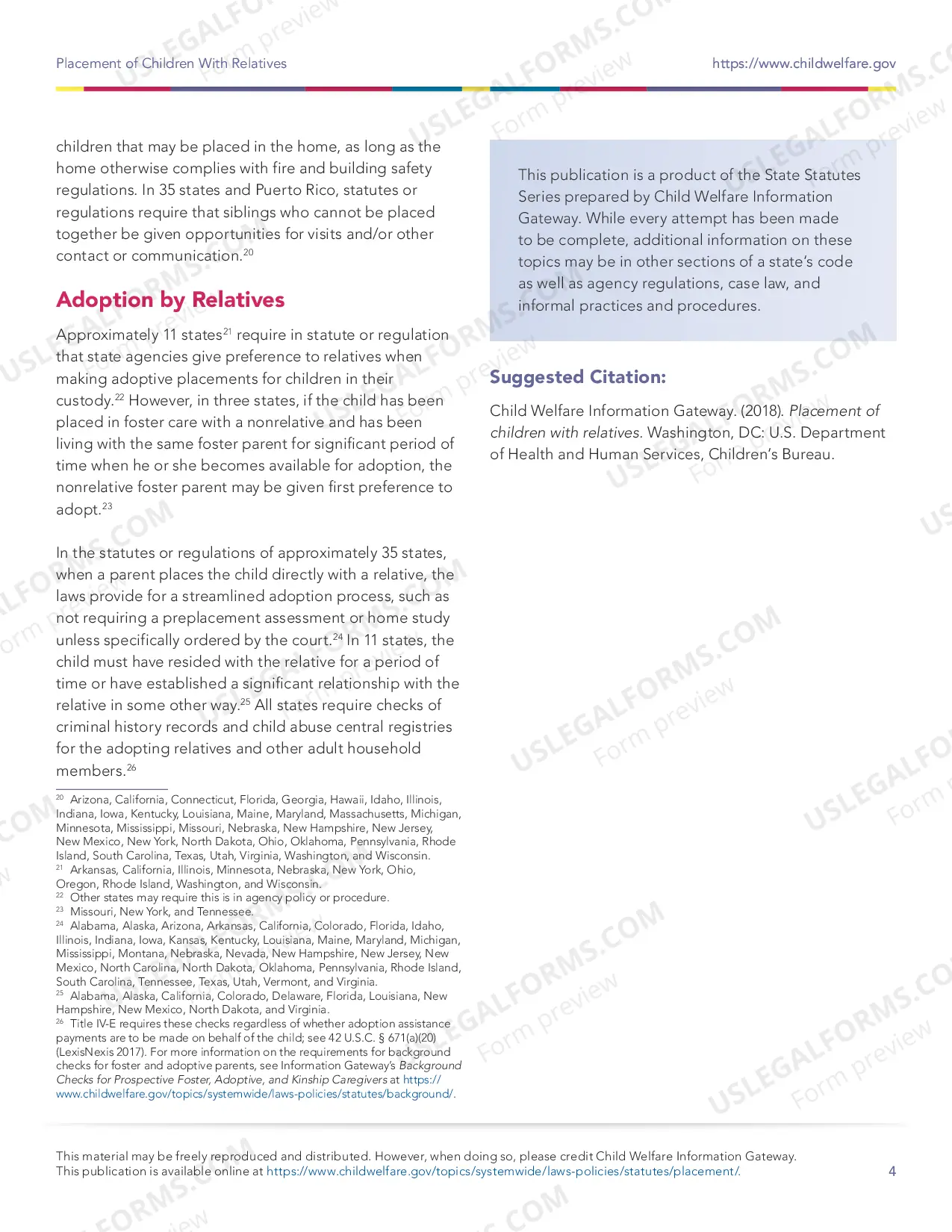 Preview Placement of Children With Relatives