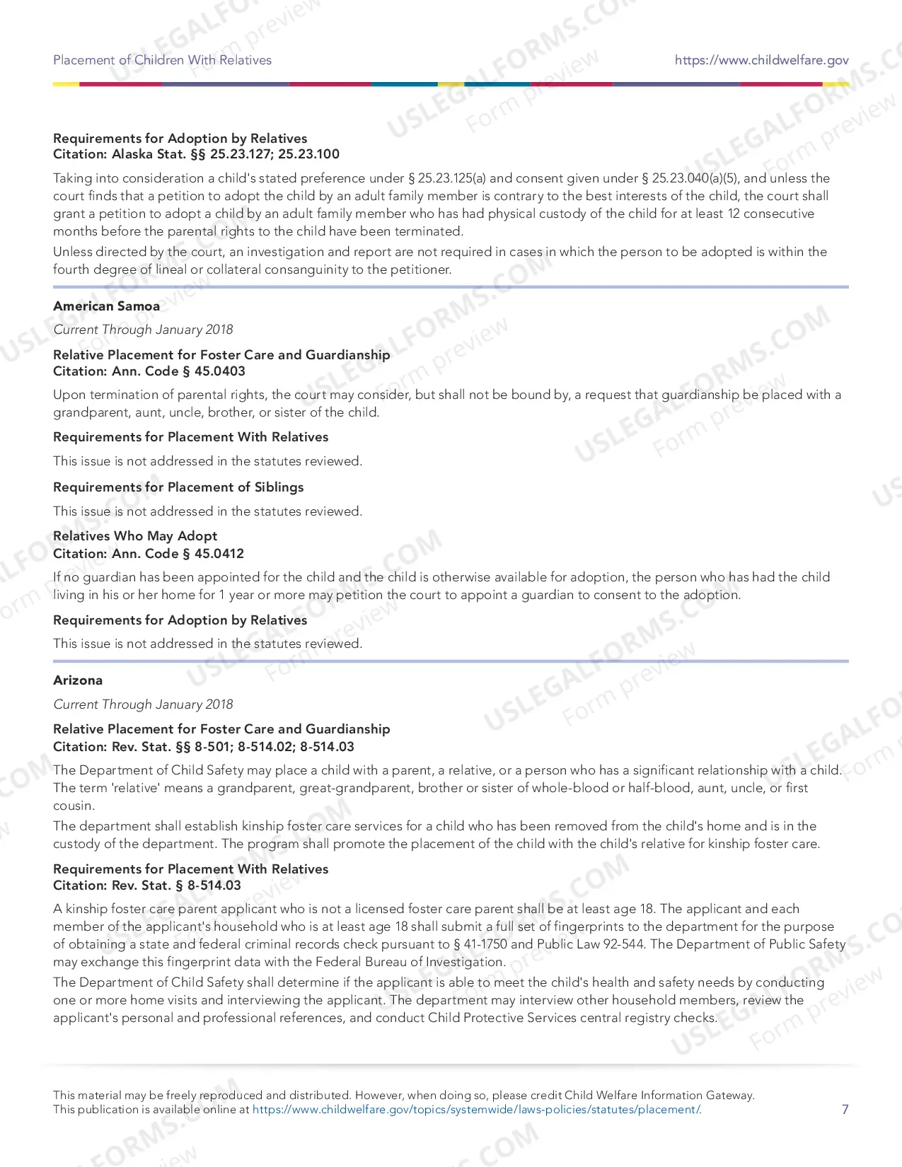 Preview Placement of Children With Relatives