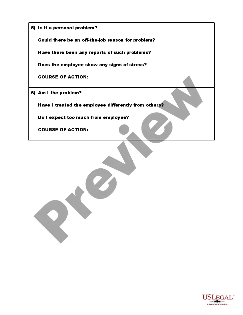 Preview Discipline Problem - Analysis and Corrective Action Plan
