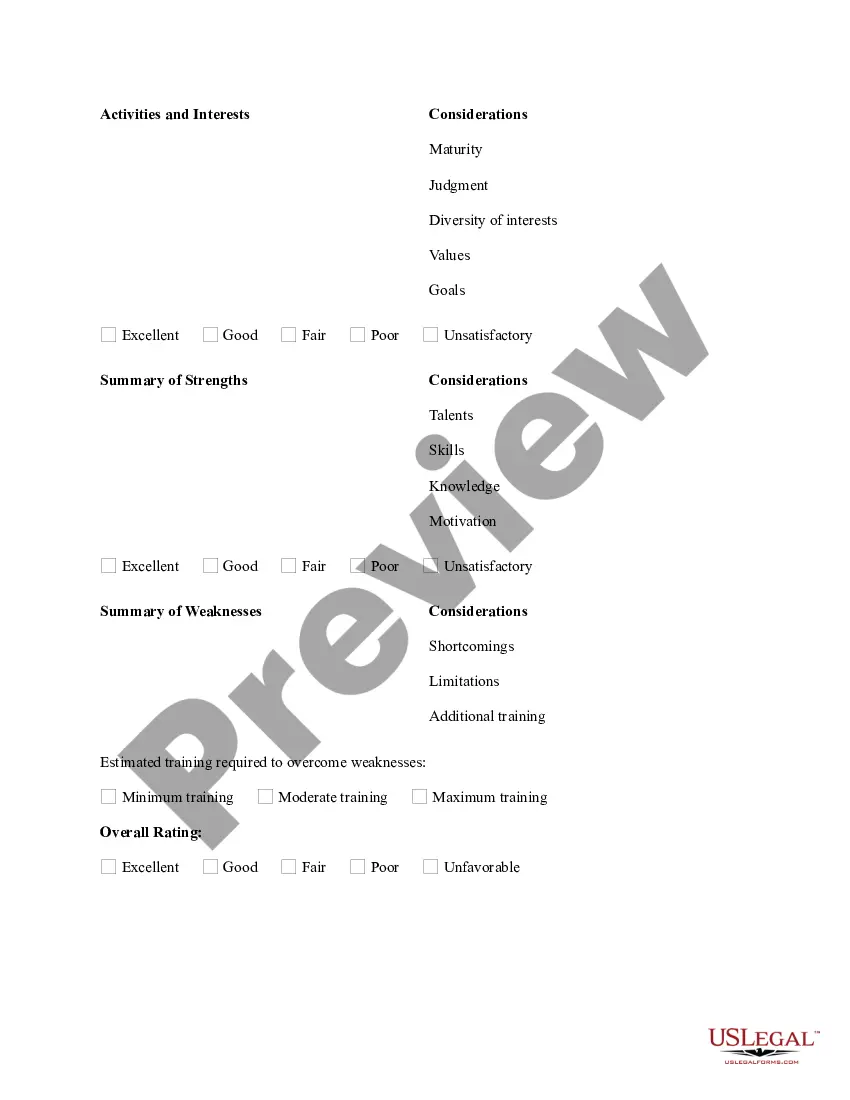 Get Interviewer's Report Preview Interviewer's Report