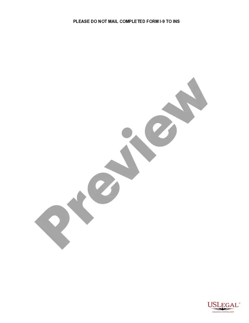 Get Form I-9 Preview Form I-9