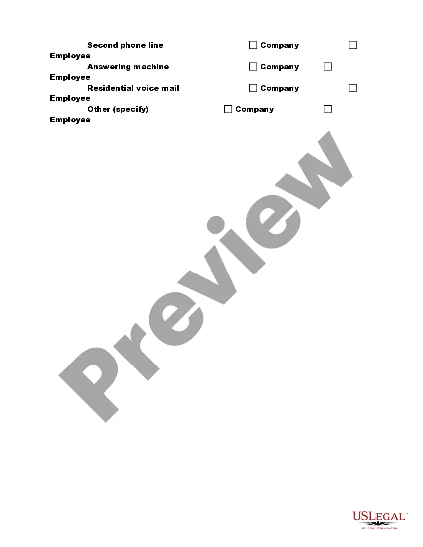 Preview Telecommuting Application Form