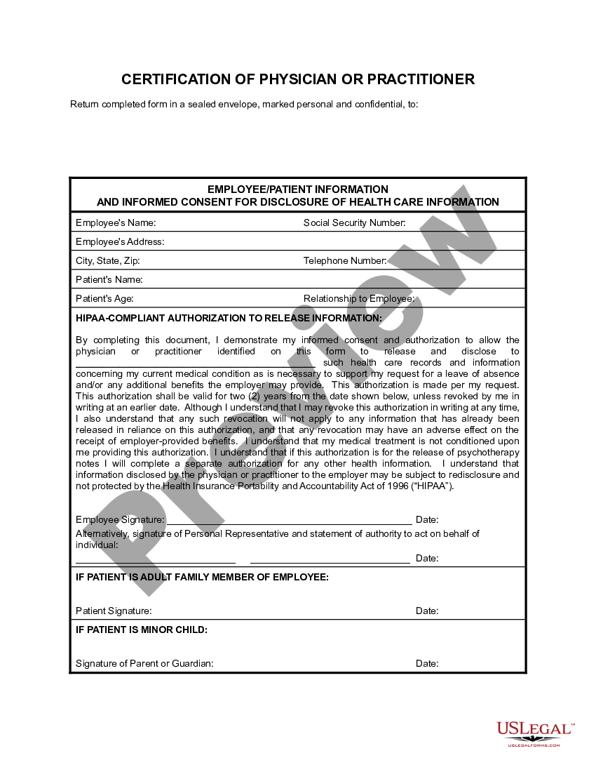Response Form for ADA Request from Medical Practitioner US Legal Forms