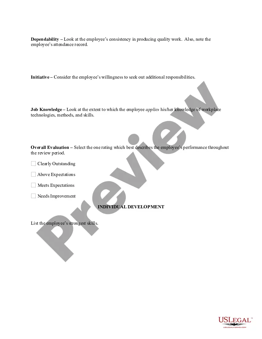 Get Sample Performance Review for Nonexempt Employees Preview Sample Performance Review for Nonexempt Employees