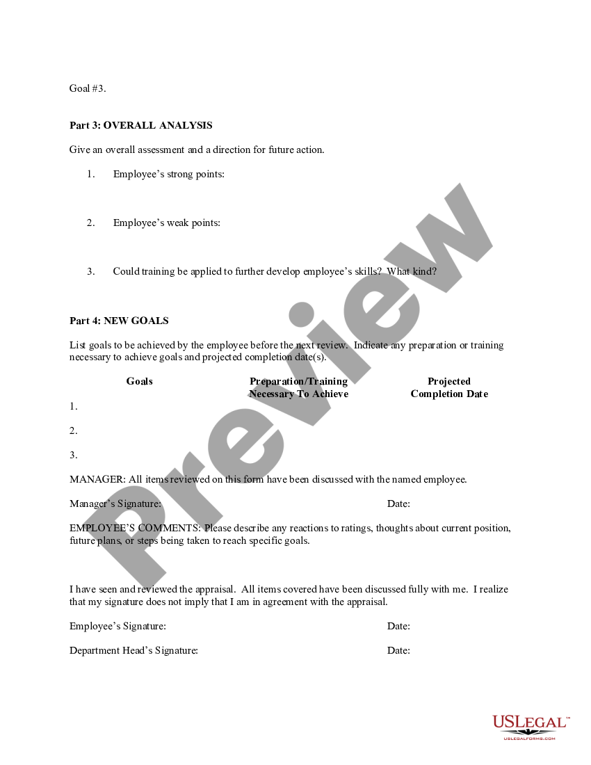 connecticut-employee-evaluation-form-for-photographer-us-legal-forms