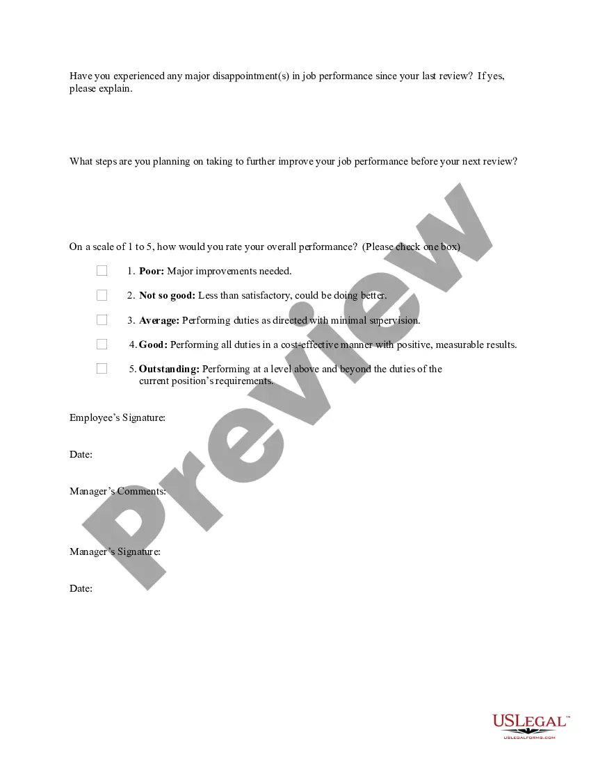 Get Self-Evaluation Preview Self-Evaluation