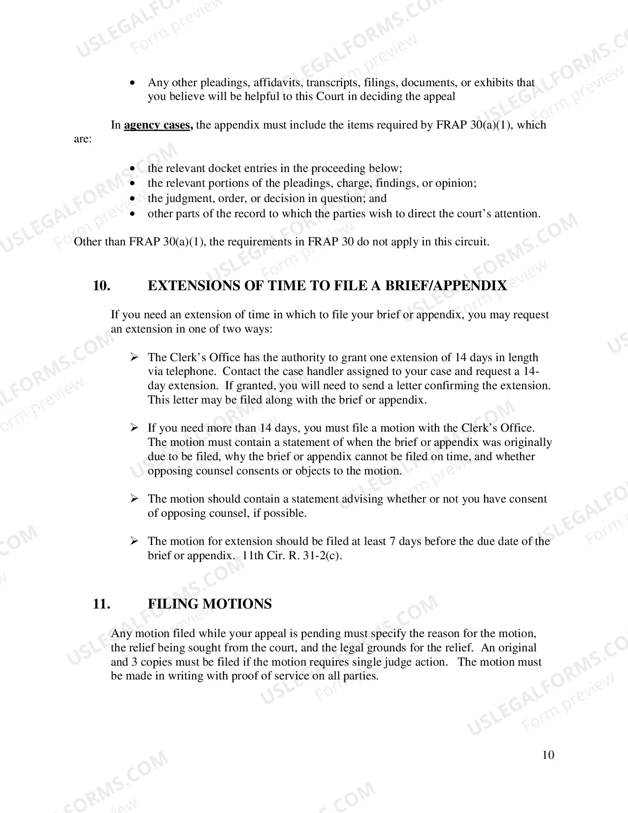 Preview Preparing an Appeal - Pro Se Appellants