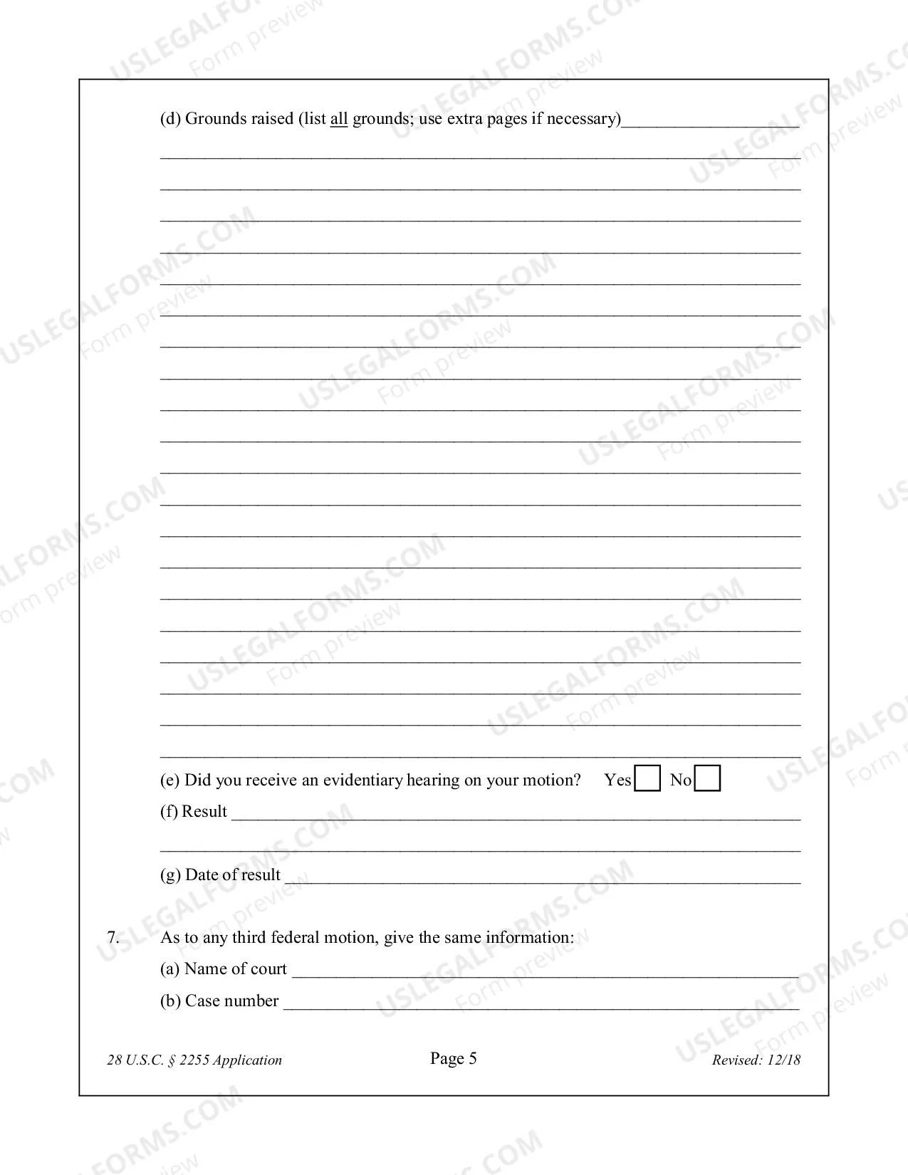 Preview APPLICATION FOR LEAVE TO FILE A SECOND OR SUCCESSIVE MOTION TO VACATE, SET ASIDE OR CORRECT SENTENCE 28 U.S.C. Sec. 2255