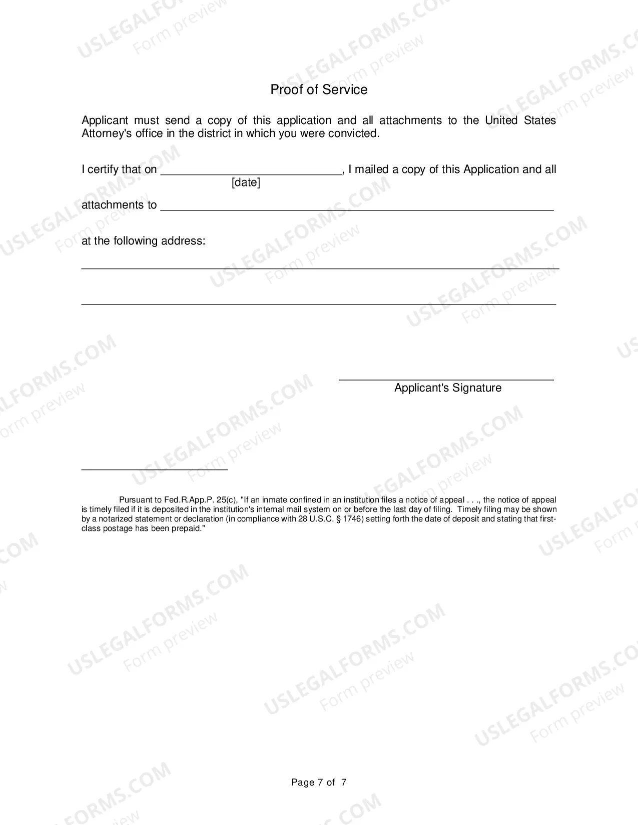 Preview Application for Leave to File a Second or Successive Motion to Vacate, Set Aside or Correct Sentence by a Prisoner in Federal Custody