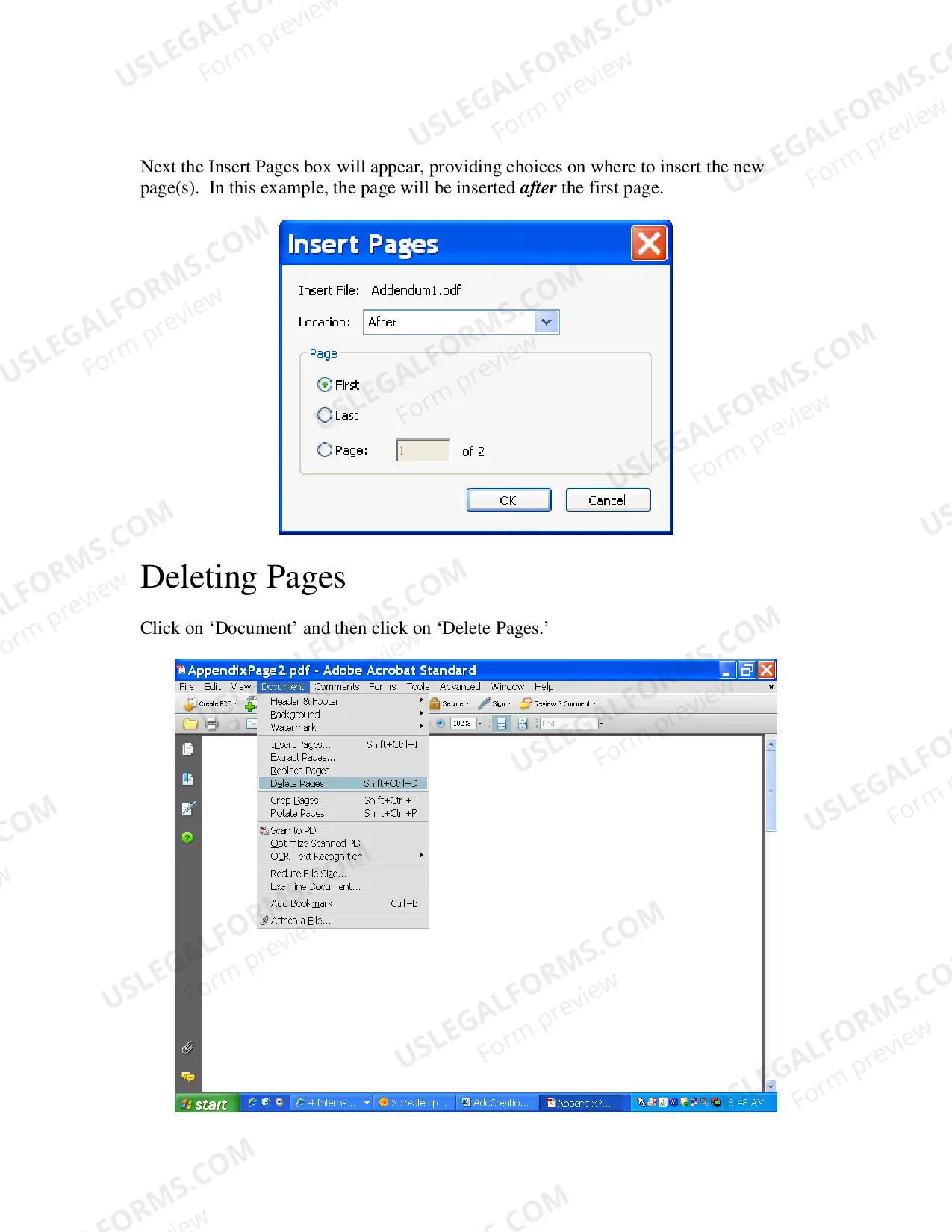 Preview Instructions for Creating an Appendix Using the District Court's "Create Appendix" Feature