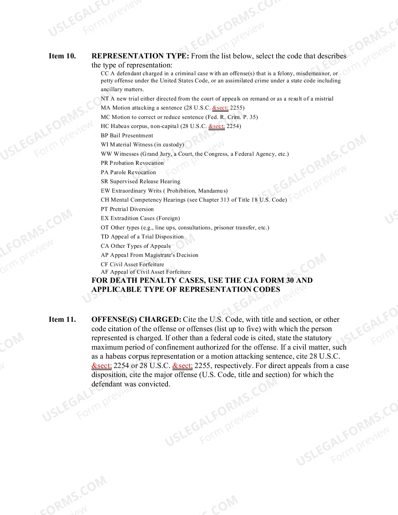 Preview CJA Form 20 Instructions