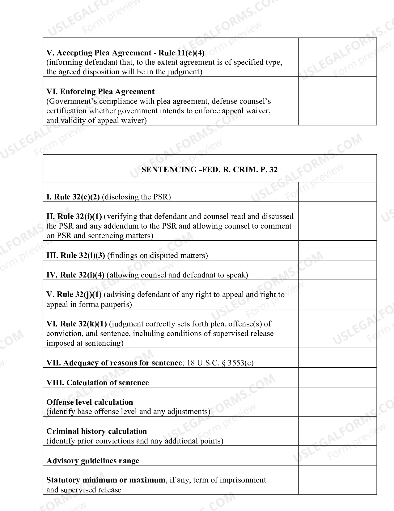 Preview Anders Checklist