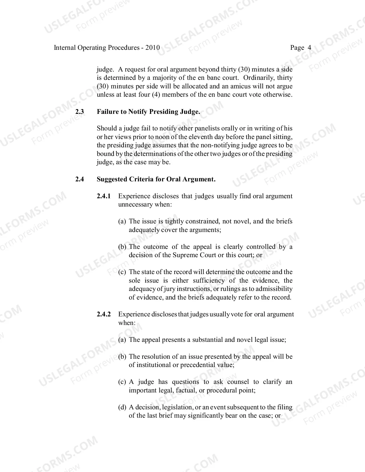 Preview Third Circuit Internal Operating Procedures
