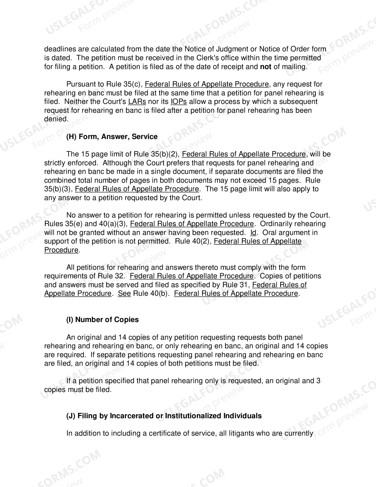 Preview Post-Decision Practice Information Sheet