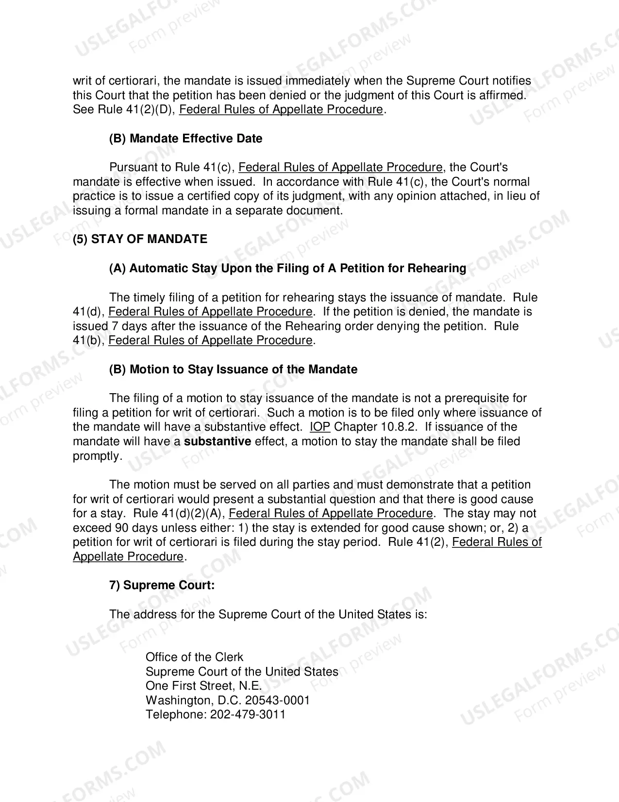 Preview Post-Decision Practice Information Sheet