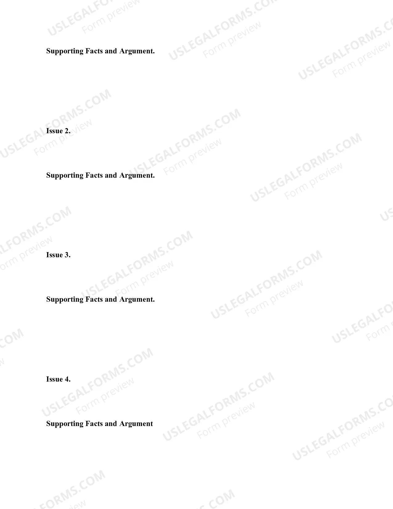 Preview Informal Brief (Other Pro Se Cases)