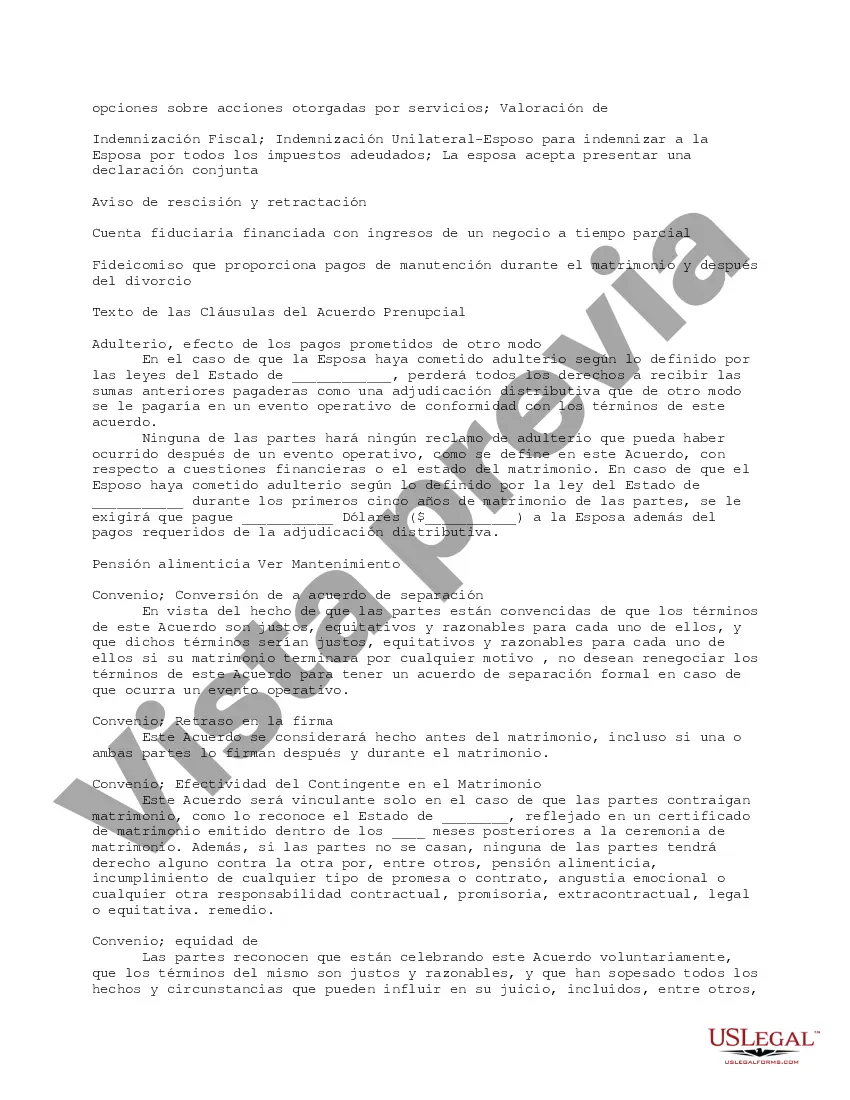 Preview Acuerdos Prenupciales - Comentarios Generales sobre la Negociación, Redacción y Ejecución de Acuerdos Prenupciales