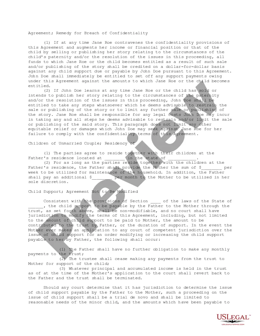 Get Cohabitation Agreements Preview Cohabitation Agreements