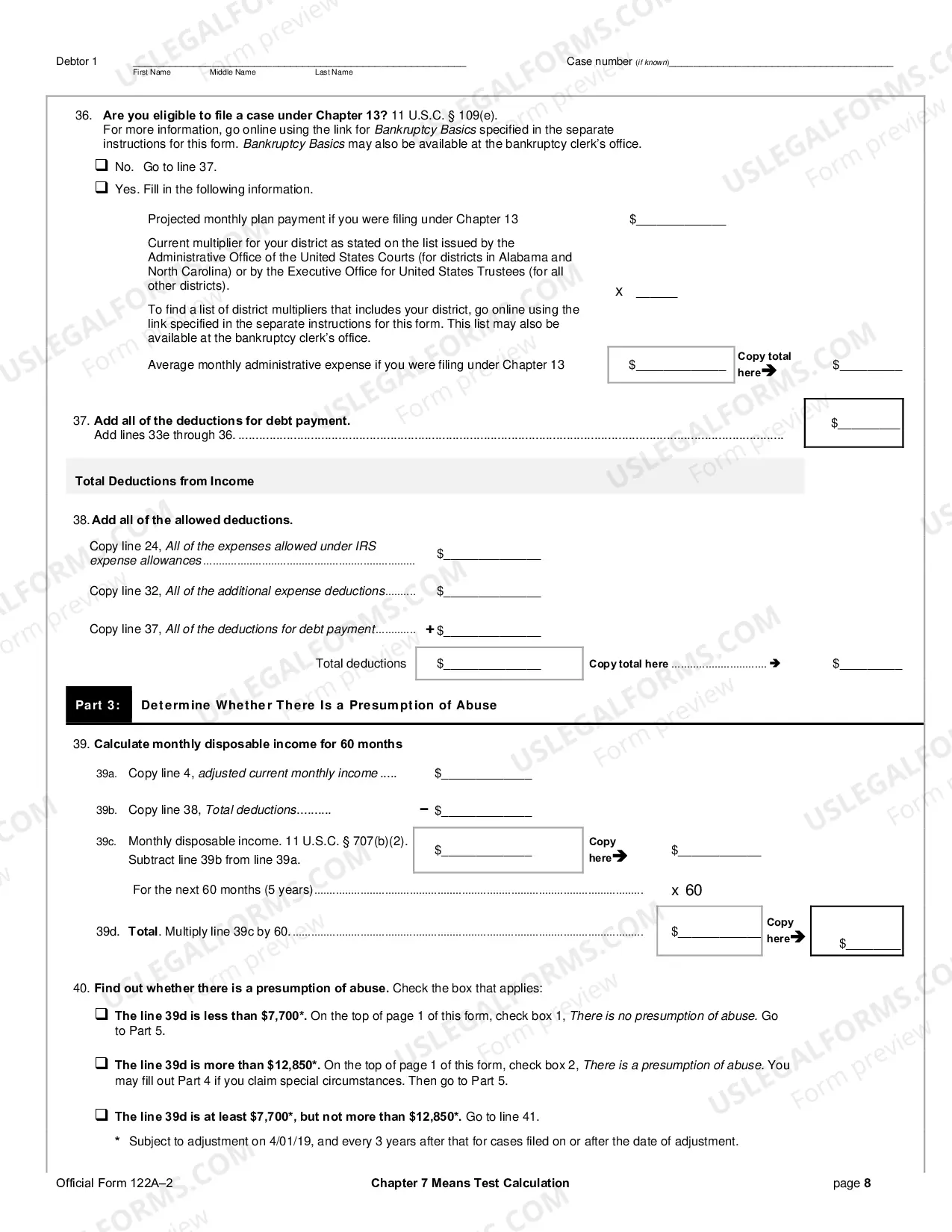 Preview Chapter 7 Means Test Calculation