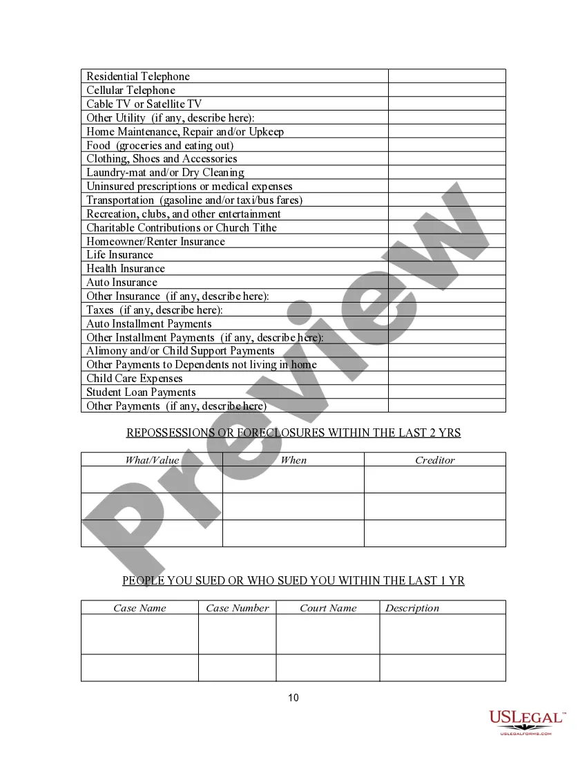 Get Bankruptcy Client Interview Form Preview Bankruptcy Client Interview Form