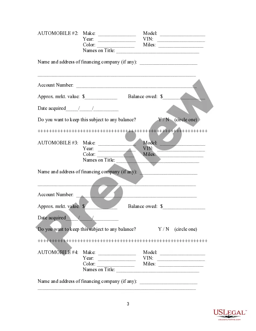 Get Bankruptcy Client Interview Form Preview Bankruptcy Client Interview Form