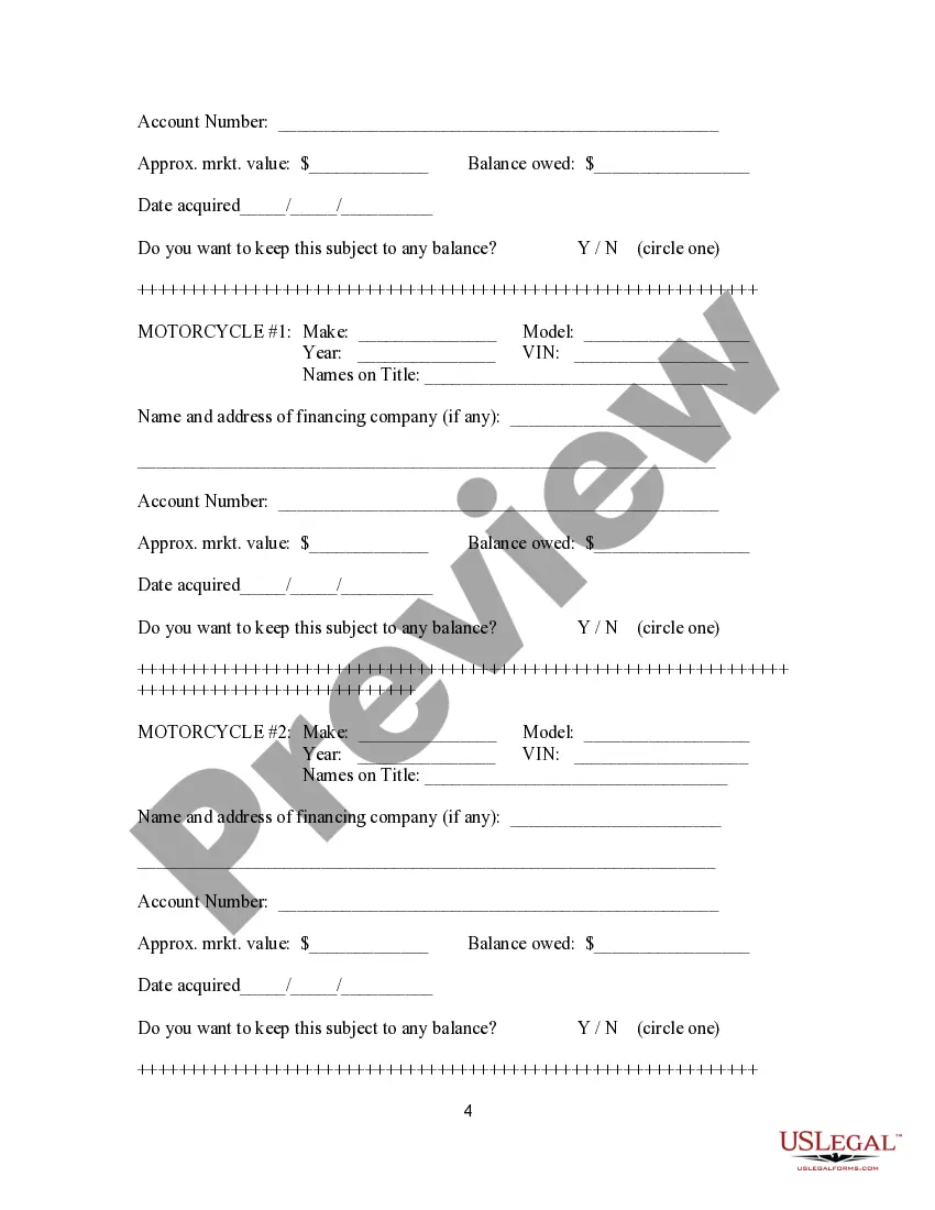 Get Bankruptcy Client Interview Form Preview Bankruptcy Client Interview Form