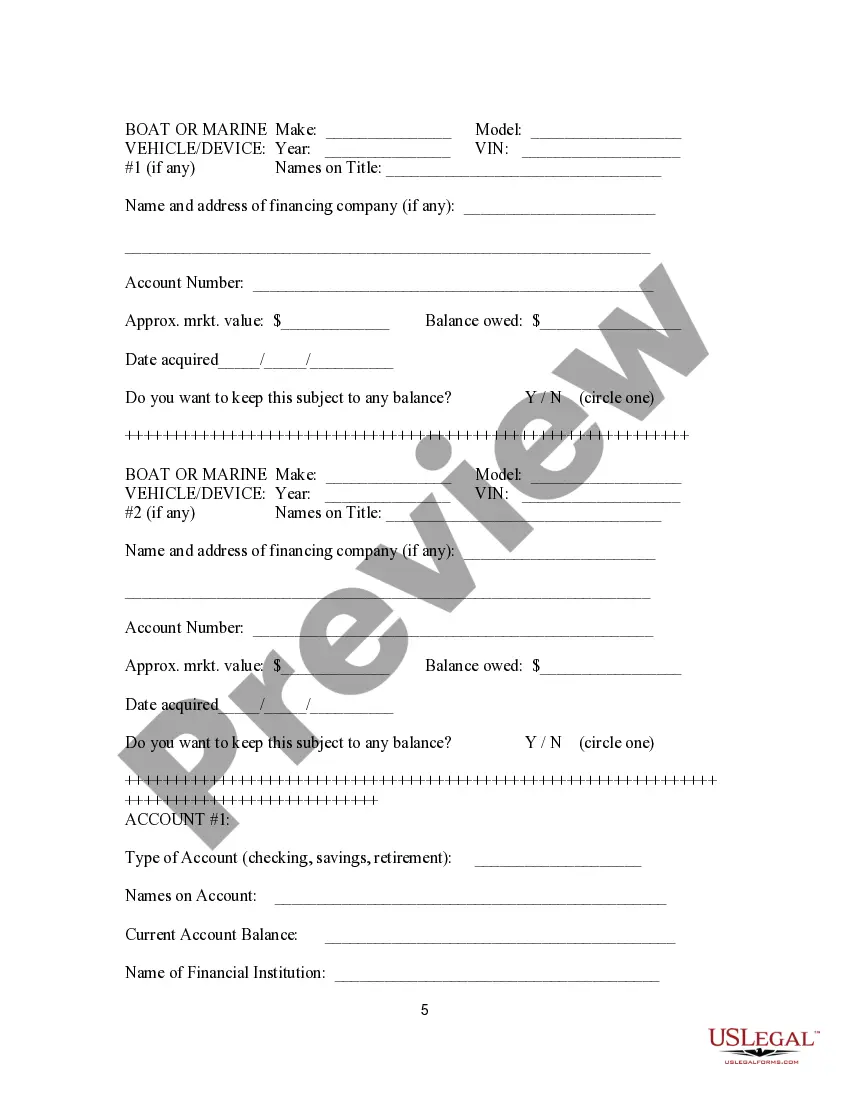 Get Bankruptcy Client Interview Form Preview Bankruptcy Client Interview Form