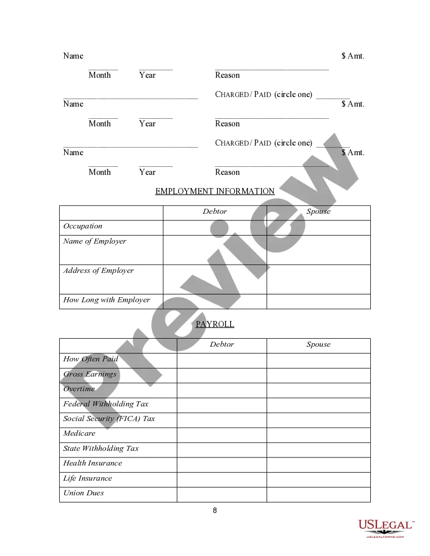 Get Bankruptcy Client Interview Form Preview Bankruptcy Client Interview Form