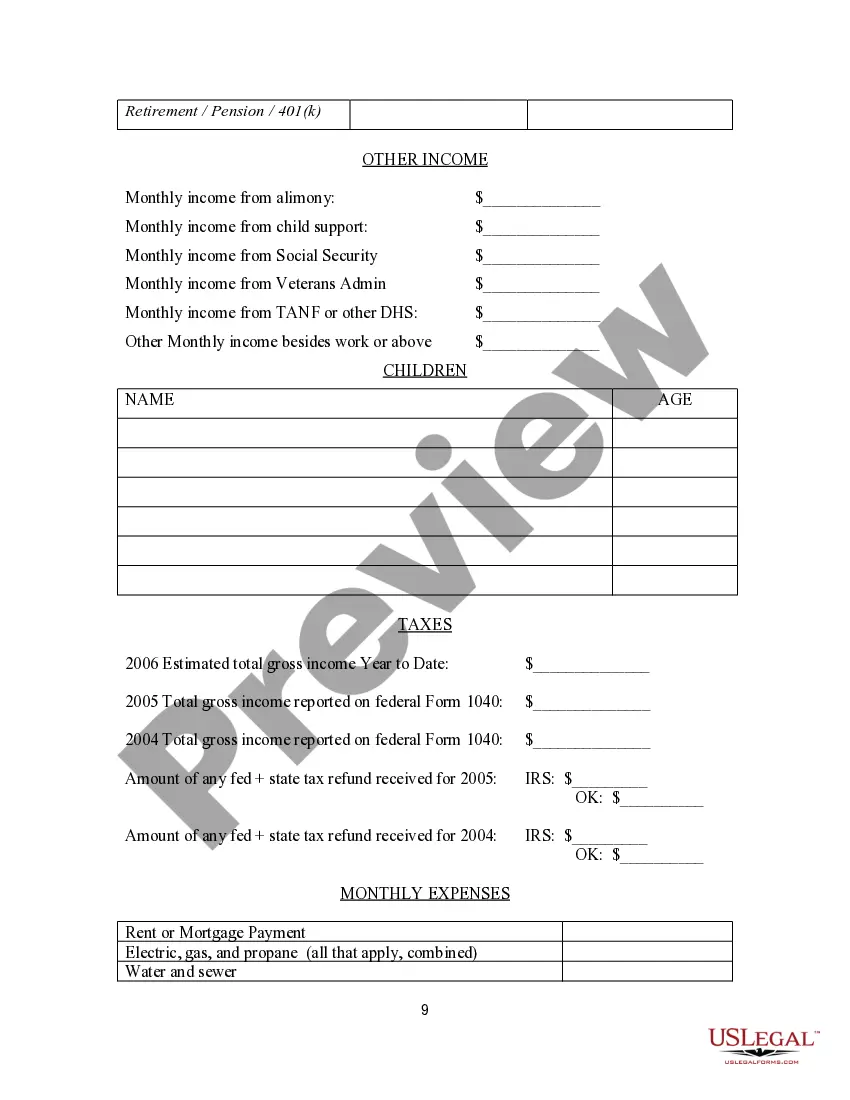 Get Bankruptcy Client Interview Form Preview Bankruptcy Client Interview Form