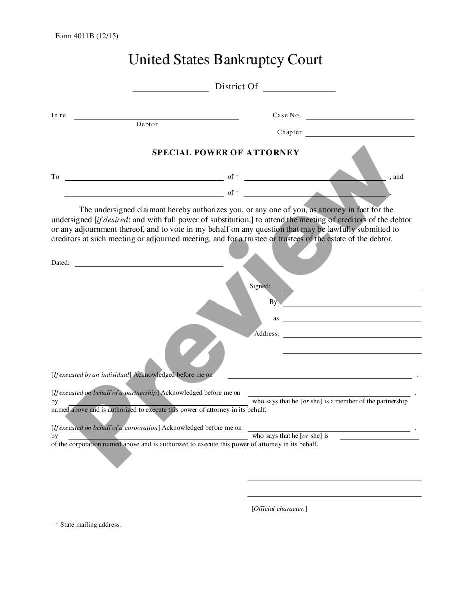 Special Power Of Attorney Us Legal Forms 5919
