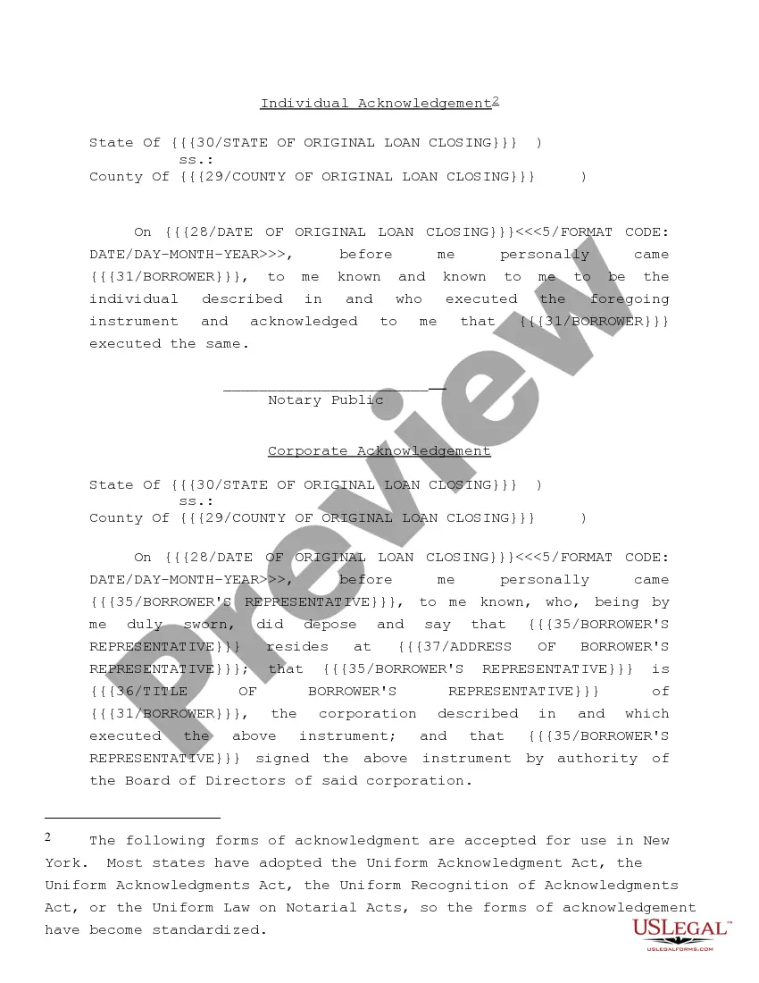 Preview Borrowers Certificate Form