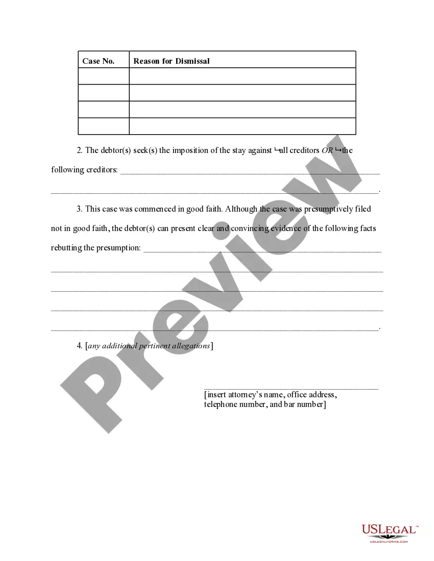 Get Motion to impose stay Preview Motion to impose stay