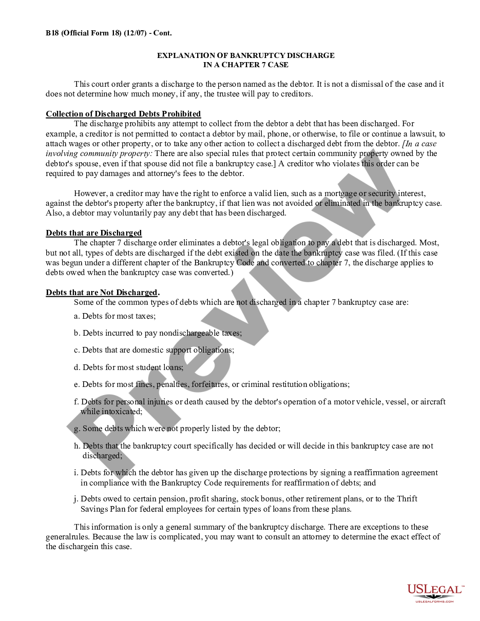 discharge-of-debtor-form-18-post-2005-act-debt-discharge-any-us