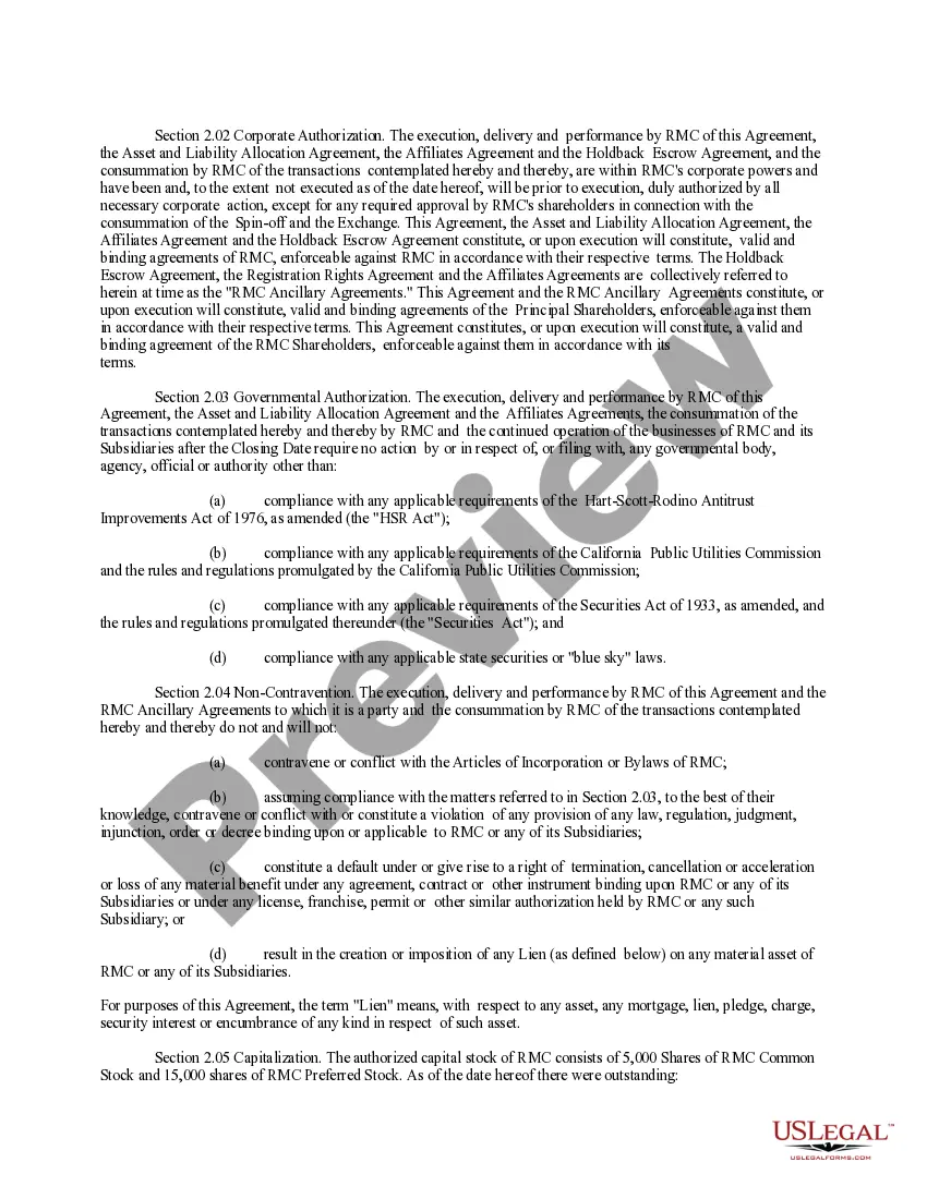 Get Stock Exchange Agreement by SJW Corp, Roscoe Moss Company, and RMC Shareholders - Text Only Preview Stock Exchange Agreement by SJW Corp, Roscoe Moss Company, and RMC Shareholders - Text Only