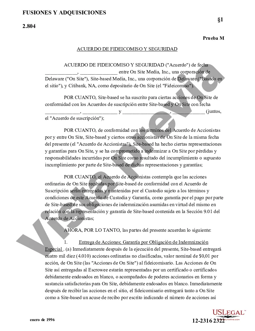 Preview Ejemplo de acuerdo de no competencia entre The MarketLink Group, Ltd. y On Site Media, Inc.