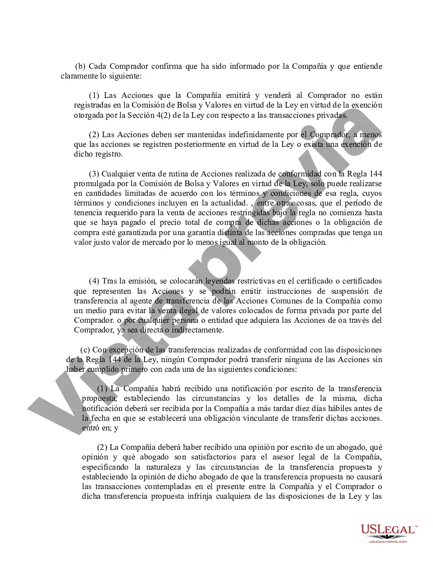 Preview Ejemplo de acuerdo ejecutivo de compra de acciones entre Pic N Save Corporation y los compradores