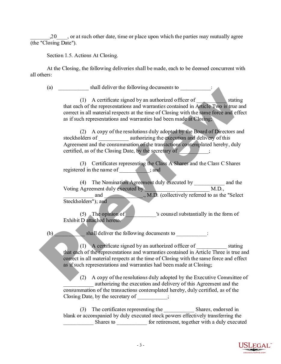 page 2 Share Exchange Agreement with exhibits preview
