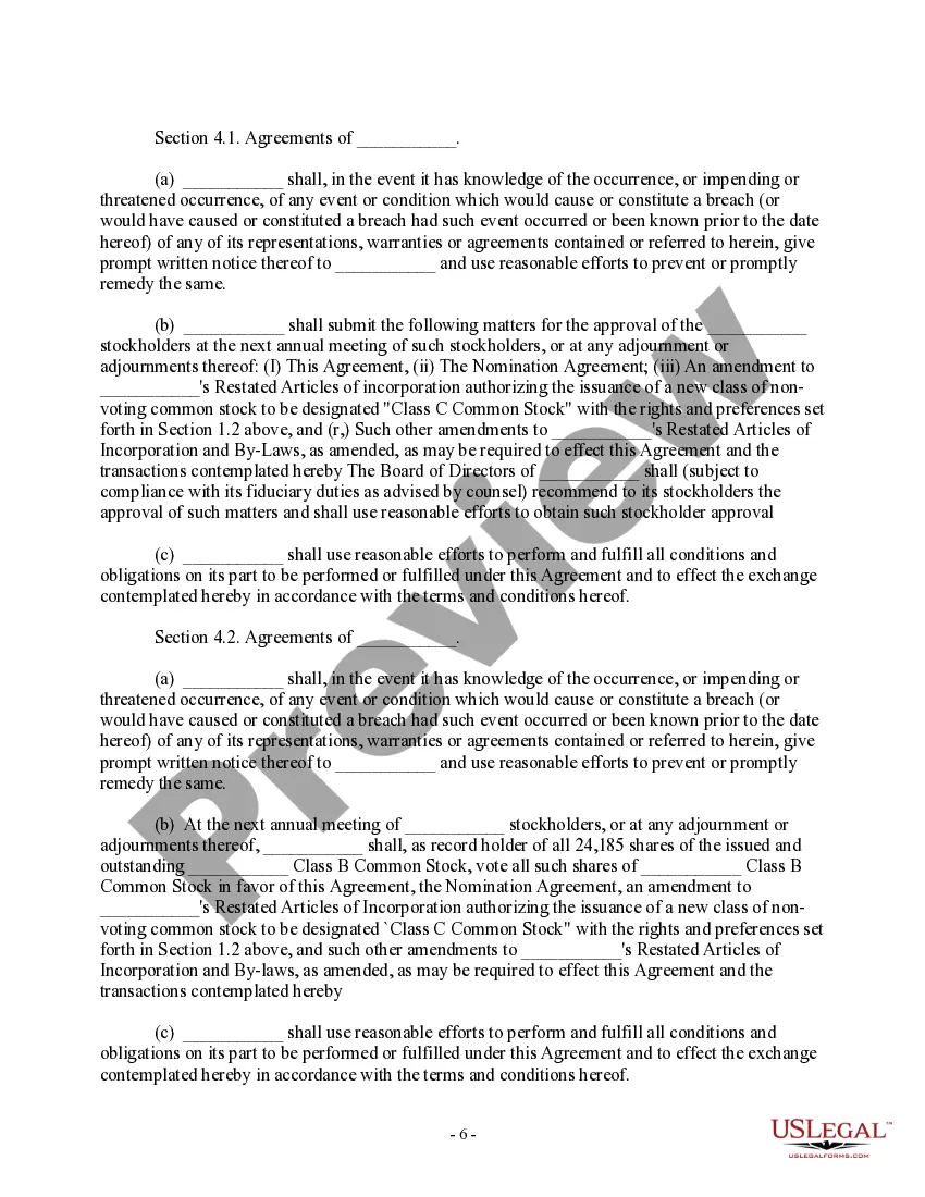 Get Share Exchange Agreement with exhibits Preview Share Exchange Agreement with exhibits