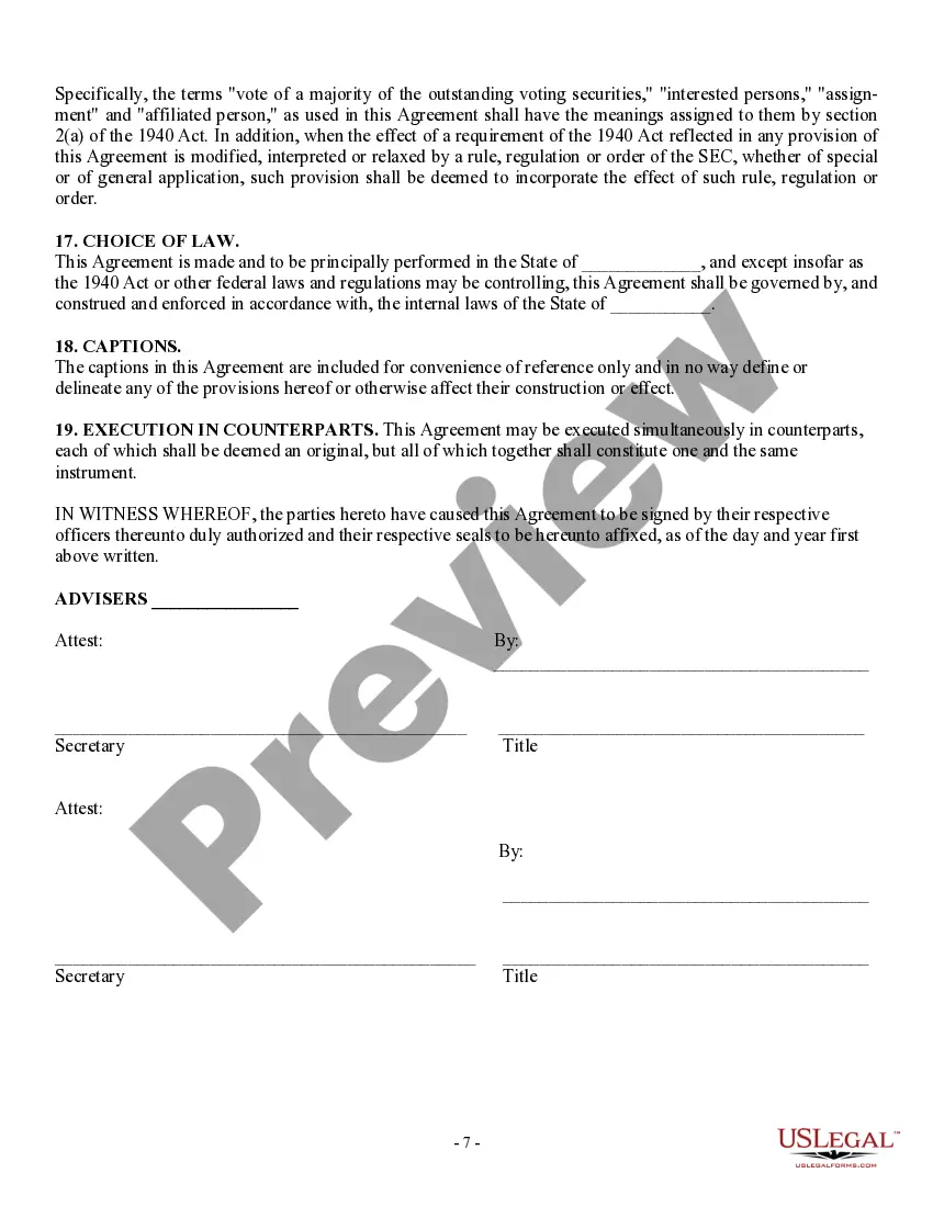 Get Management Agreement between a Trust and a Corporation Preview Management Agreement between a Trust and a Corporation