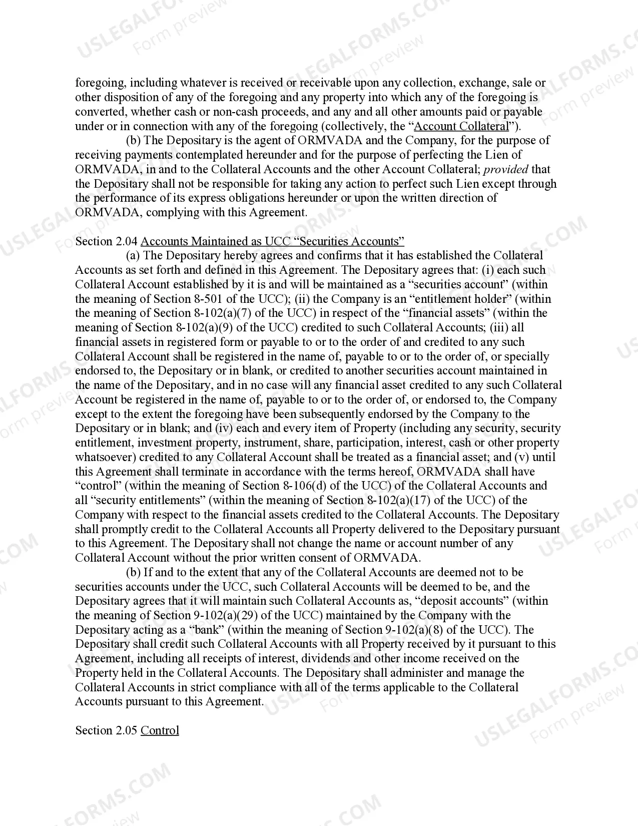 Preview Account Agreement